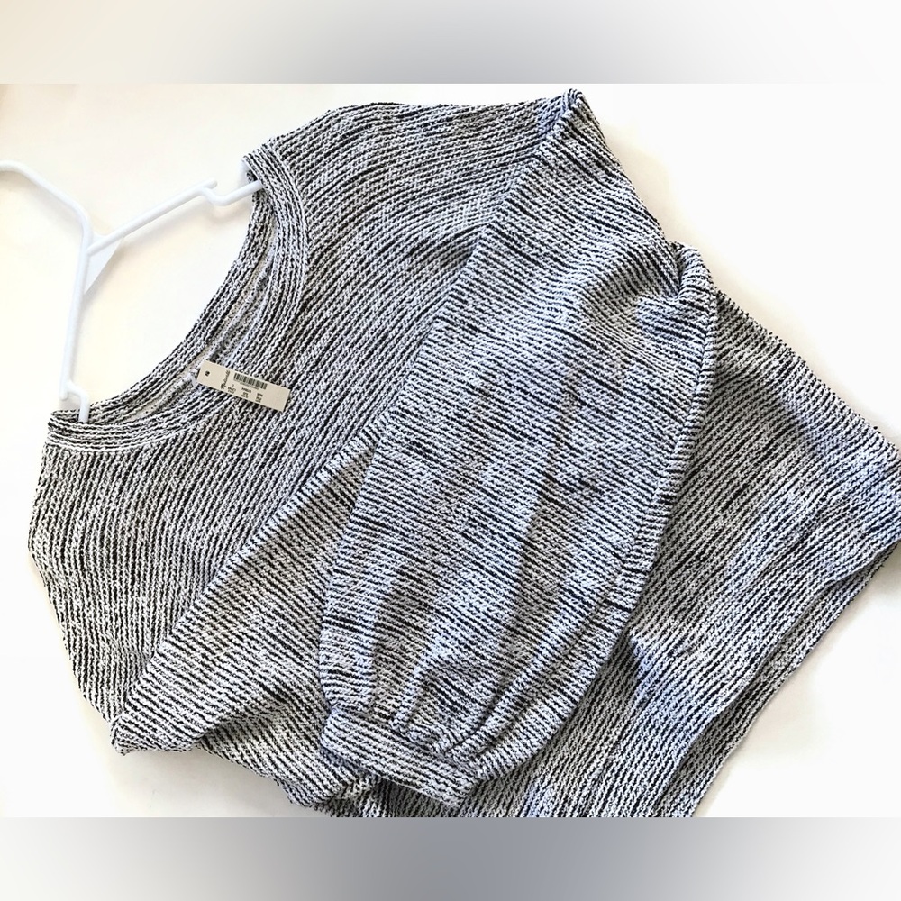 Madewell Texture & Thread Bubble-Sleeve Top Large NWT - Picture 8 of 8
